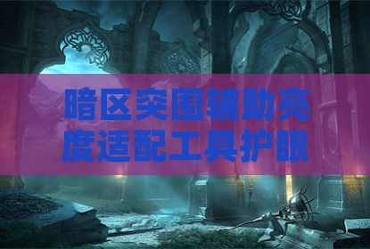 暗区突围辅助亮度适配工具护眼实用技巧